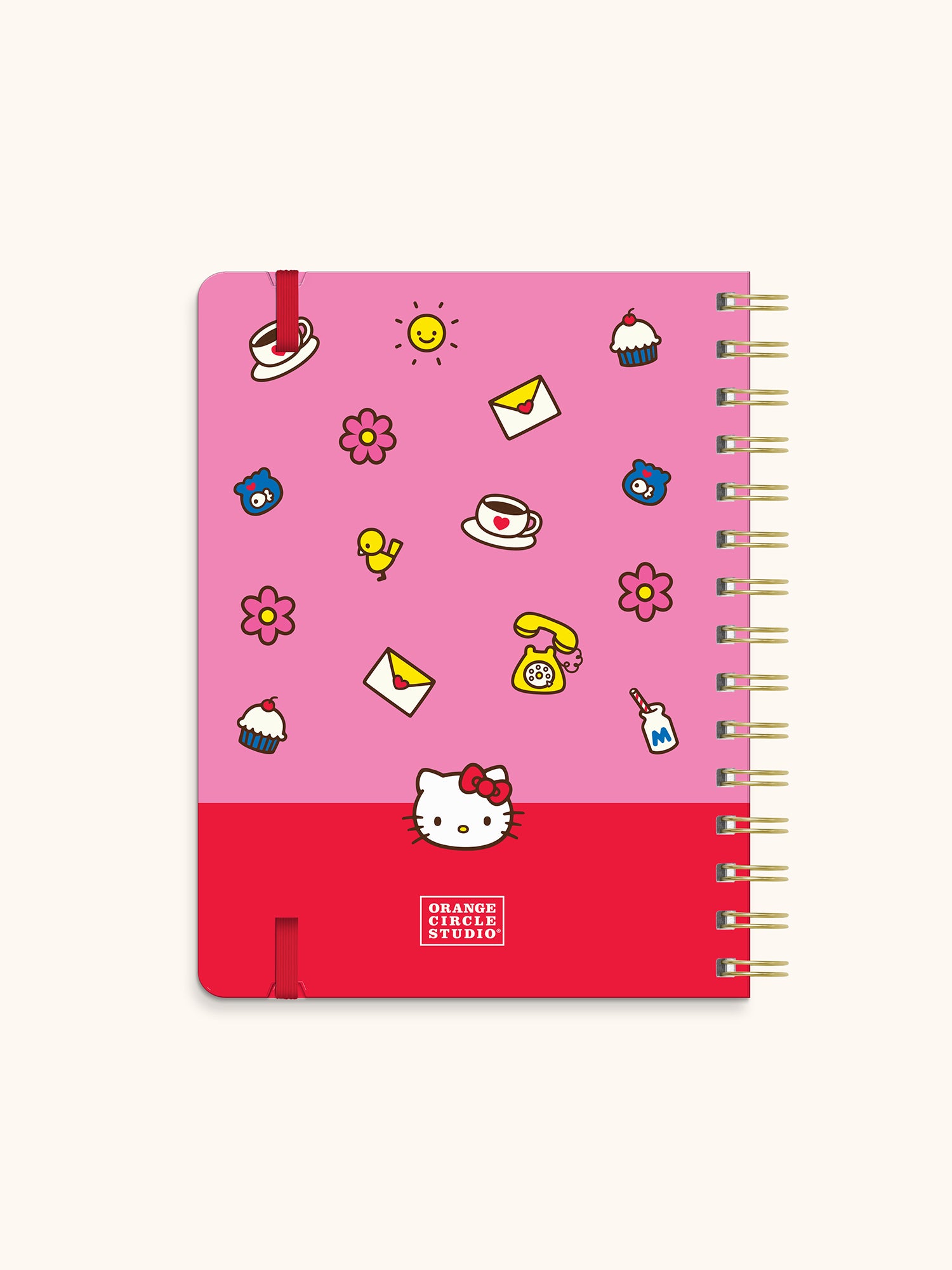 2026 Hello Kitty Playful Pink Deluxe Compact Flexi Planner