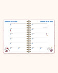 2026 Hello Kitty Playful Pink Deluxe Compact Flexi Planner