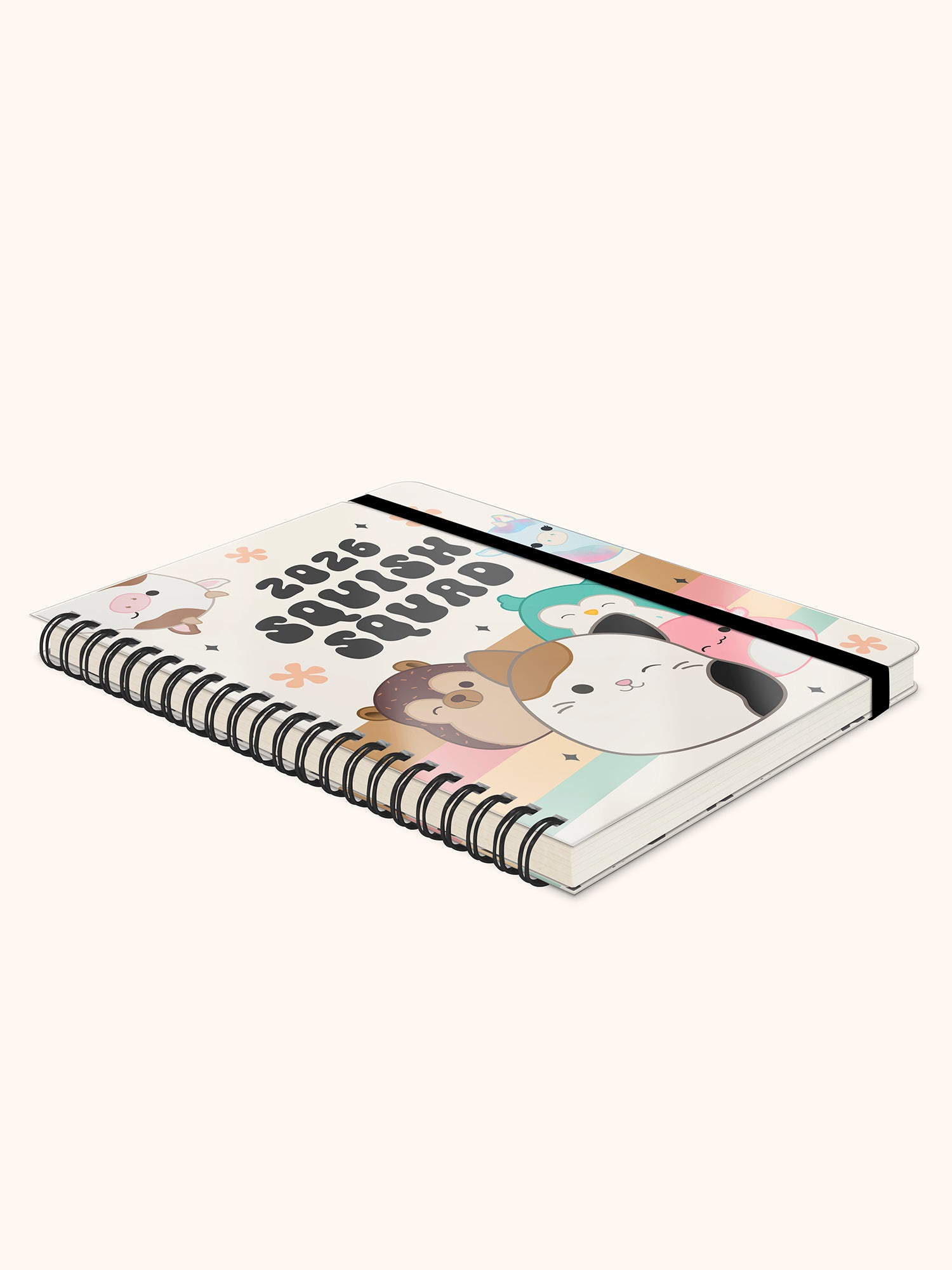 2026 Squishmallows Squish Squad Deluxe Compact Flexi Planner