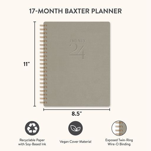 2024 Greige Baxter Planner