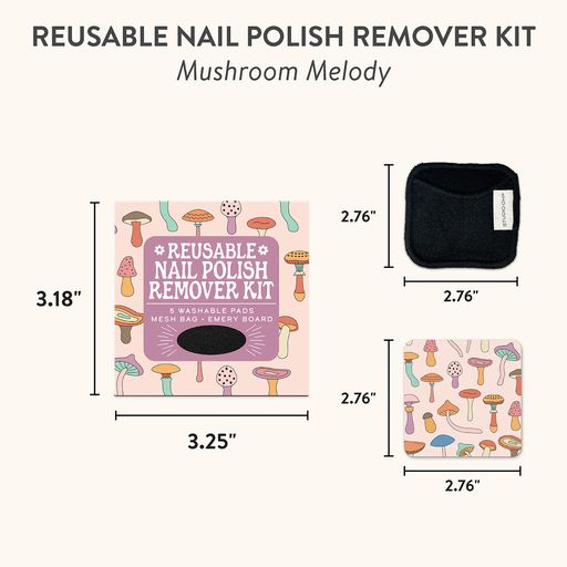 Mushroom Melody Nail Polish Remover Kit