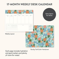 2024 Bella Flora Weekly Desk Calendar