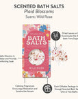 Plaid Blossoms Scented Bath Salts