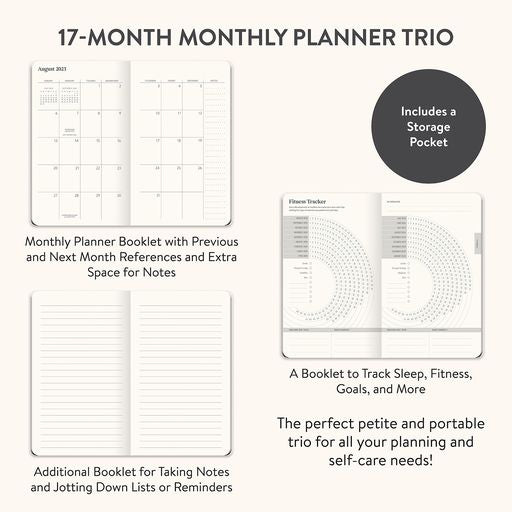 2024 Flower Market Monthly Planner Trio