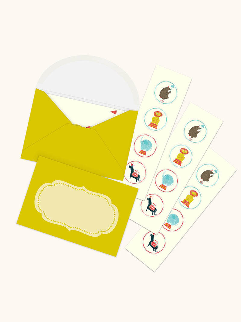 Jubilee Note Card Set with Stickers