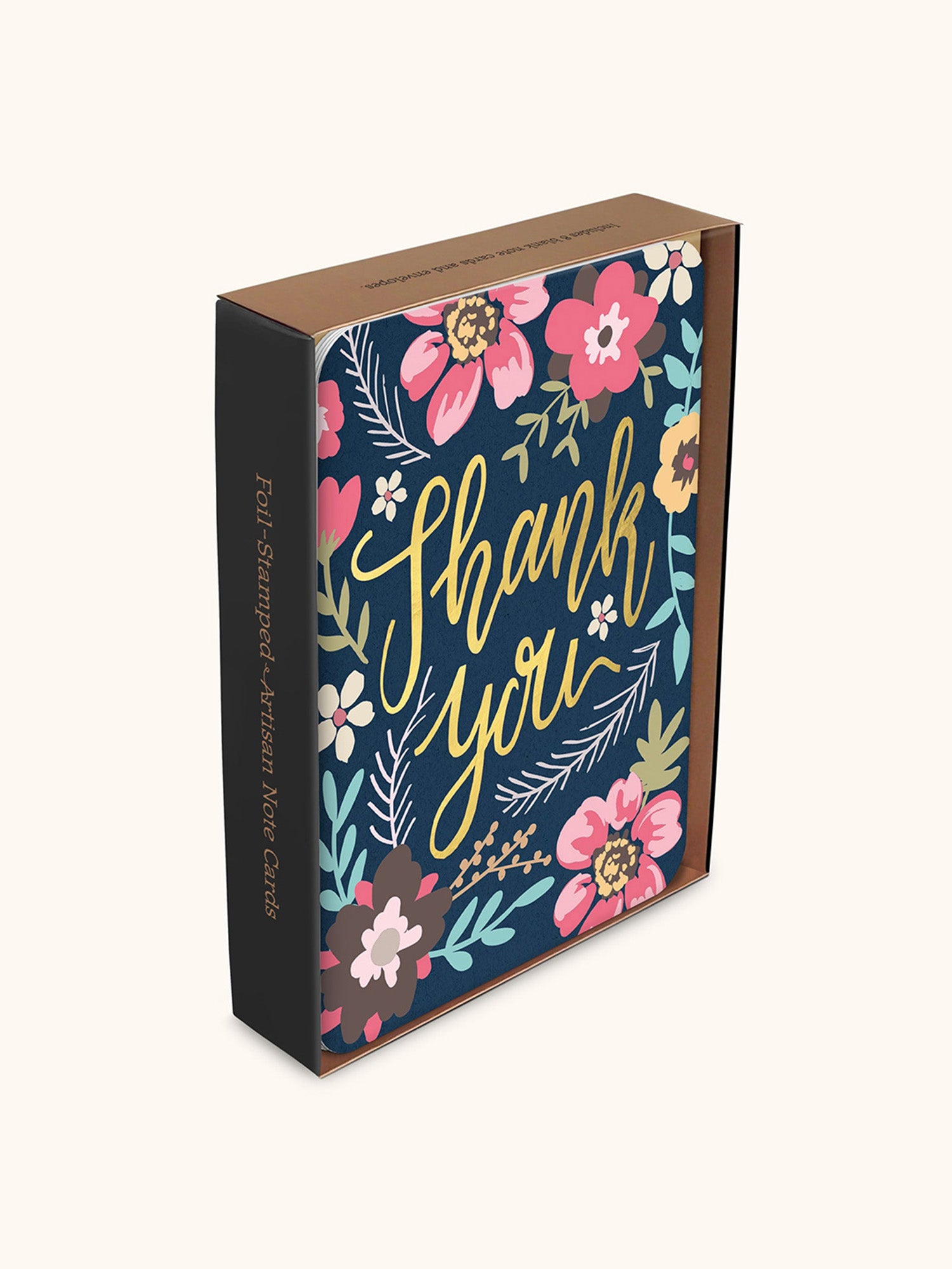 Midnight Garden Thank You Artisan Note Cards