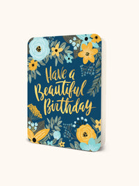 Beautiful Birthday Deluxe Greeting Card