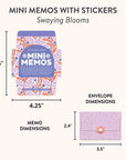 Swaying Blooms Mini Memo with Stickers