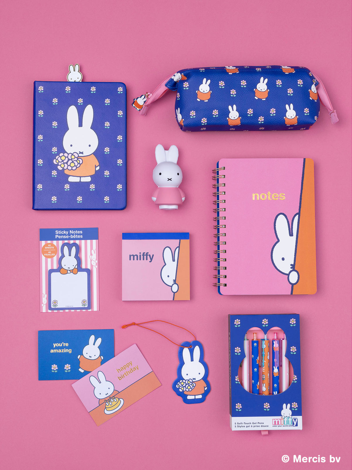 Miffy Dreamy Petals Die-Cut Sticky Notes