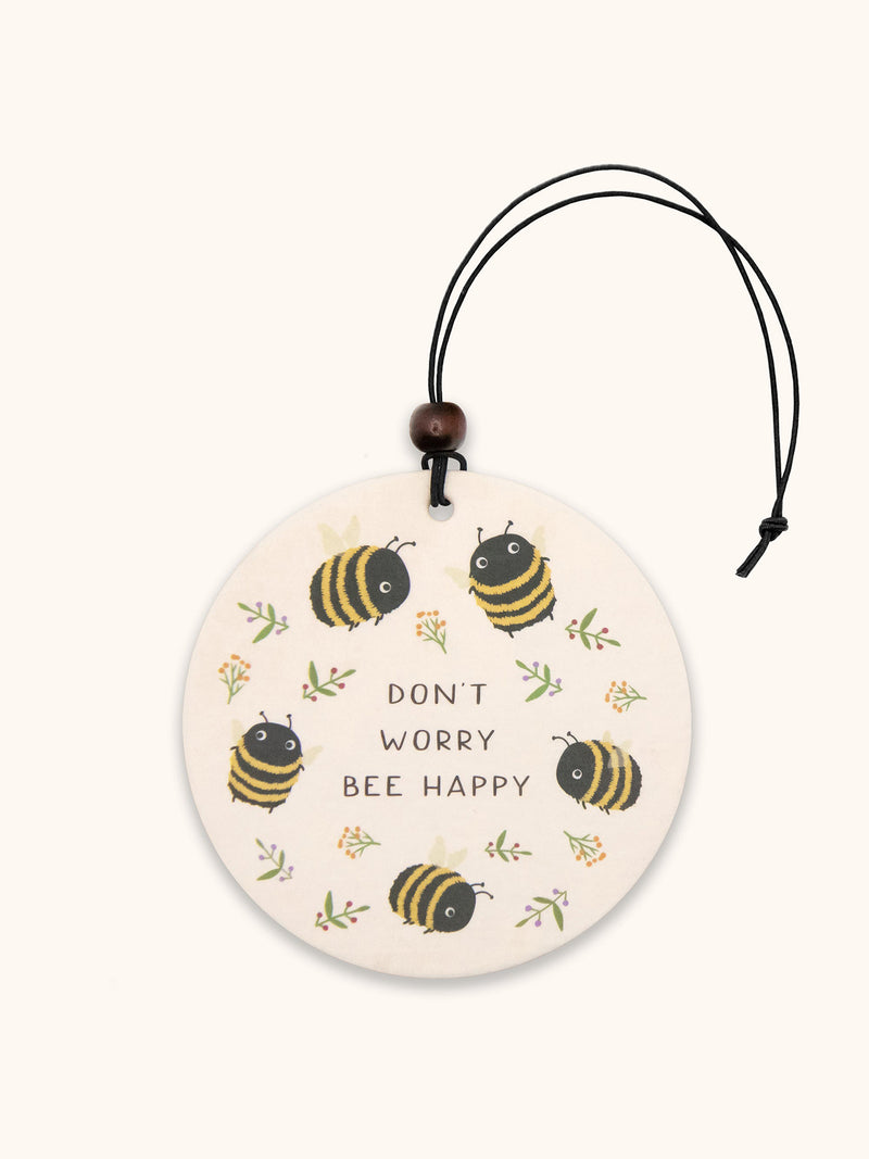 Don't Worry Bee Happy Car Air Freshener
