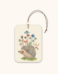 Hedgehog with Mushrooms Car Air Freshener