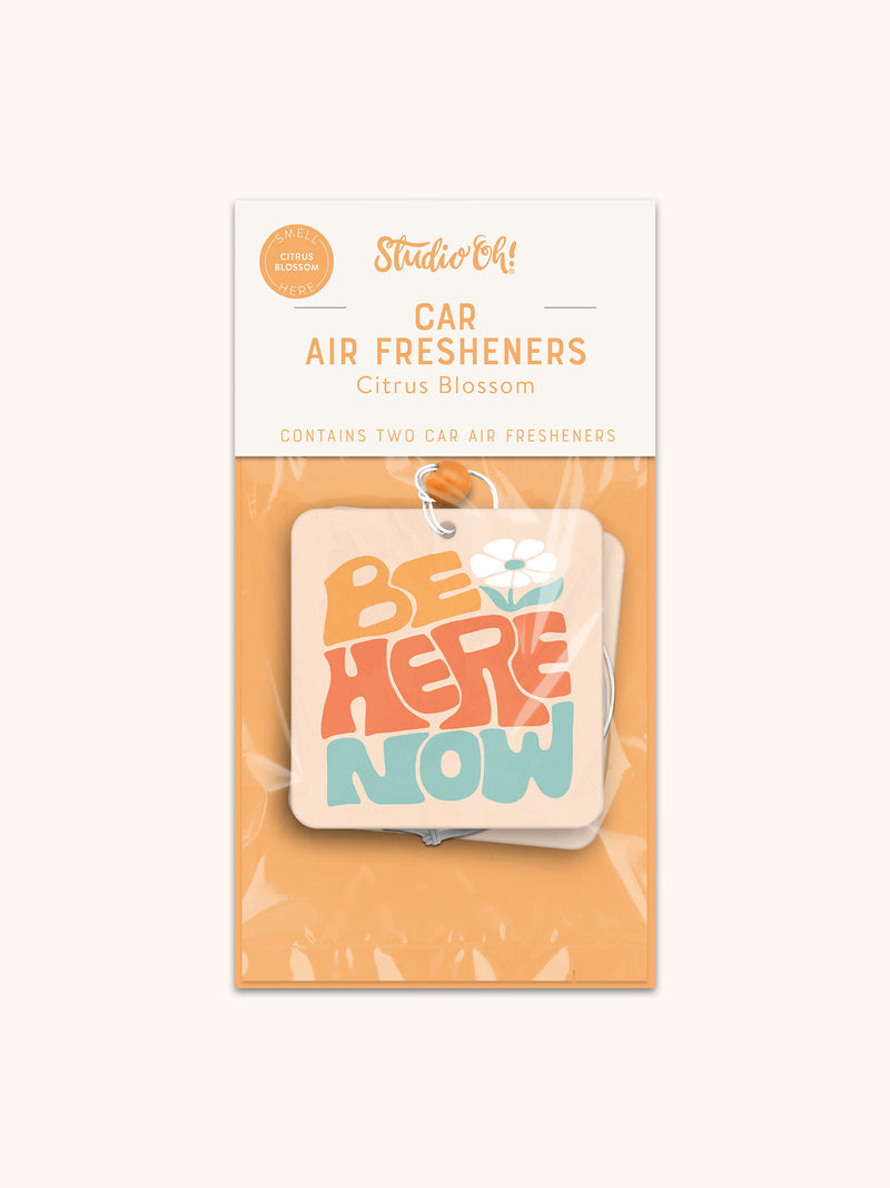 Be Here Now Car Air Freshener – Studio Oh!