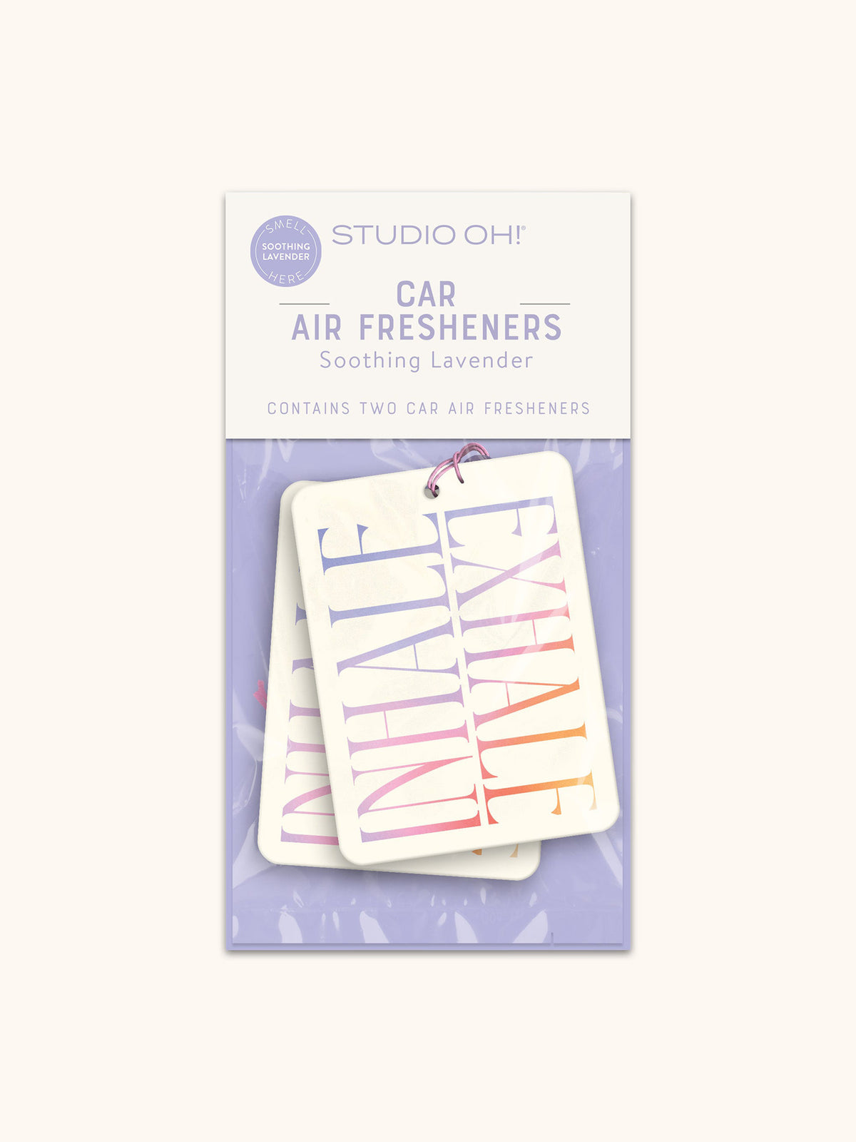 Inhale Exhale Car Air Freshener