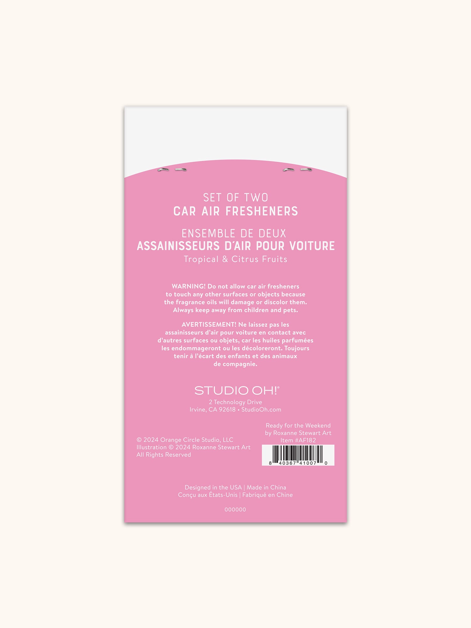 Ready for the Weekend Car Air Freshener – Studio Oh!