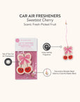 Sweetest Cherry Car Air Freshener