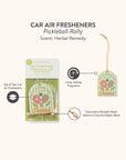 Pickleball Rally Car Air Freshener