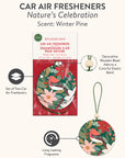 Nature's Celebration Car Air Fresheners
