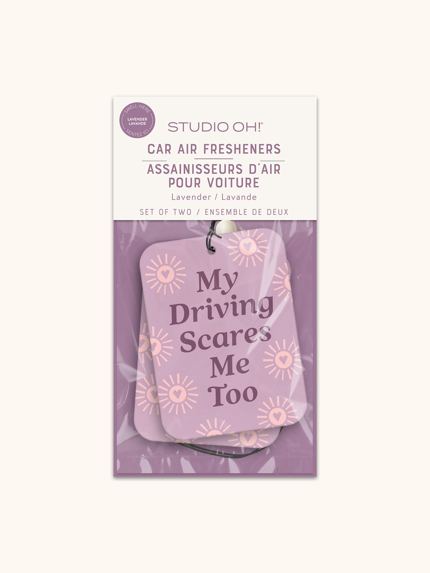 My Driving Scares Me Too Car Air Freshener