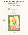 Blooming Book Car Air Freshener