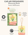 Blooming Book Car Air Freshener