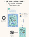Joy in the Journey Car Air Freshener