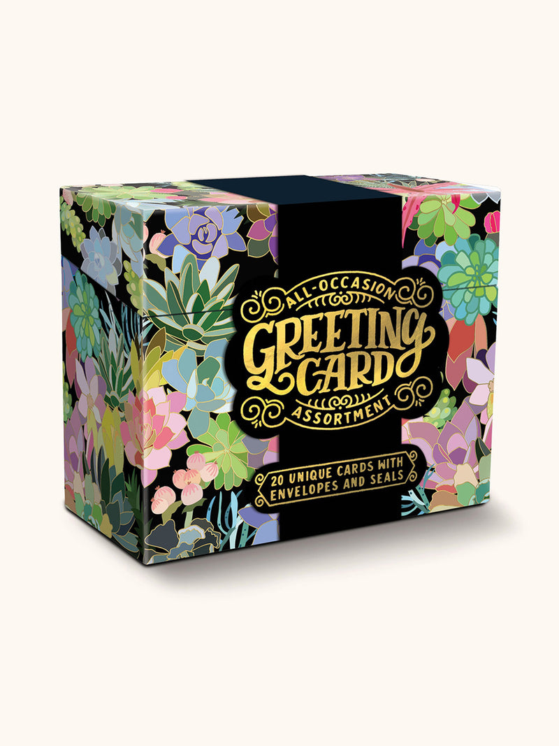 Succulent Paradise All-Occasion Greeting Card Assortment