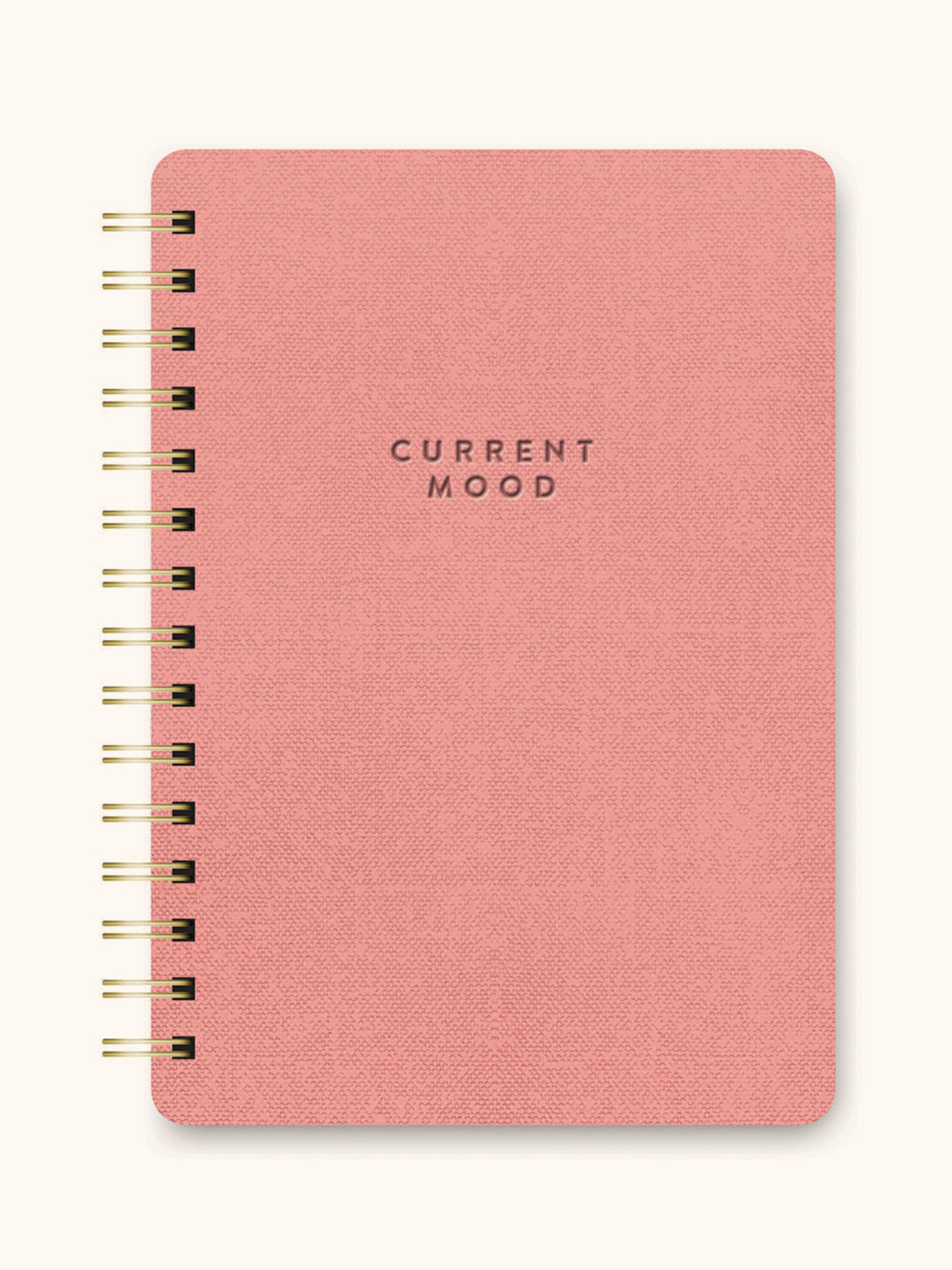 Current Mood (Coral Pink) Agatha Notebook