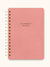 Current Mood (Coral Pink) Agatha Notebook