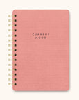 Current Mood (Coral Pink) Agatha Notebook