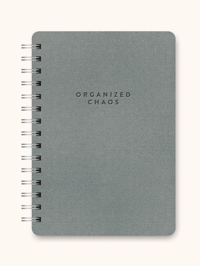 Organized Chaos (Gorgeous Gray) Agatha Notebook