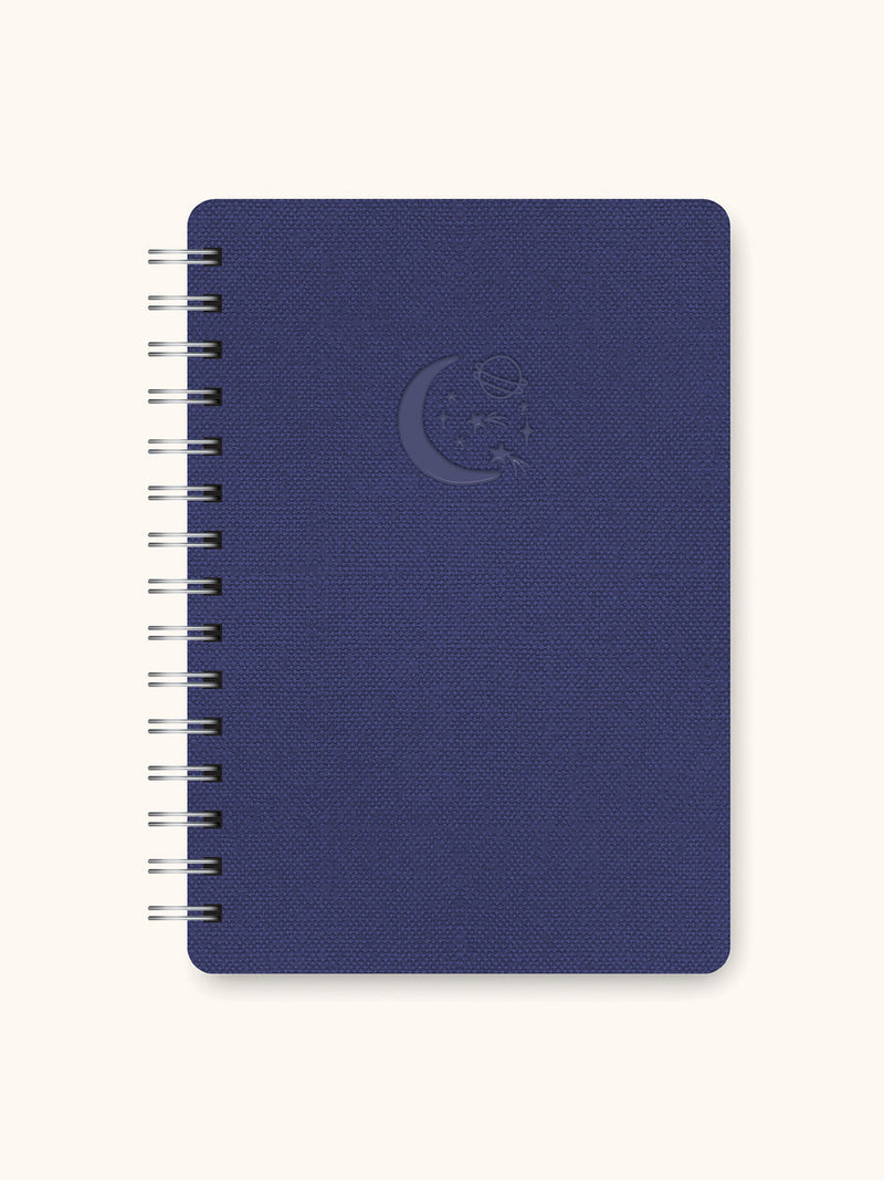 Moon & Stars (Navy) Agatha Notebook