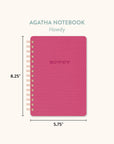 Howdy (Pink Punch) Agatha Notebook