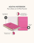 Put a Bow on It (Pink Punch) Agatha Notebook