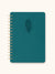 Feather (Peacock Blue) Agatha Notebook