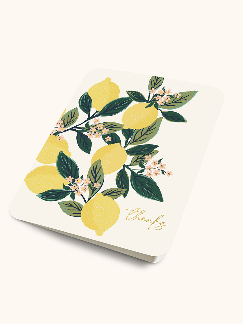 Lemon Tree Artisan Note Cards