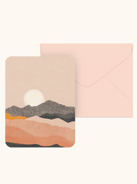 Sun on the Horizon Artisan Note Cards