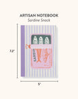 Sardine Snack Artisan Notebook