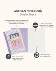 Sardine Snack Artisan Notebook