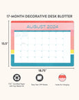 2025 Color Theory Desk Blotter Calendar