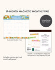 2025 Where Love Grows Magnetic Monthly Pad Calendar