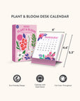 2025 Botanical Bliss Plant & Bloom Desk Calendar