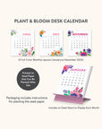 2025 Botanical Bliss Plant & Bloom Desk Calendar