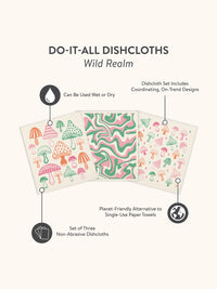 Wild Realms Do-It-All Dishcloths