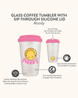 Moody Glass Coffee Tumbler