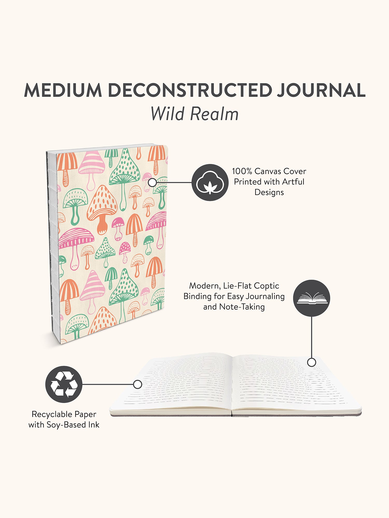 Wild Realm Medium Deconstructed Journal – Studio Oh!