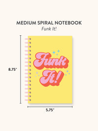Funk It! Medium Spiral Notebook