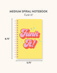 Funk It! Medium Spiral Notebook