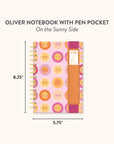 The Sunny Side Oliver Notebook with Pen Pocket