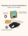 Happy Go Lucky Days Reusable Nail Polish Remover Kit