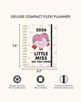 2026 Little Miss See You There Deluxe Compact Flexi Planner